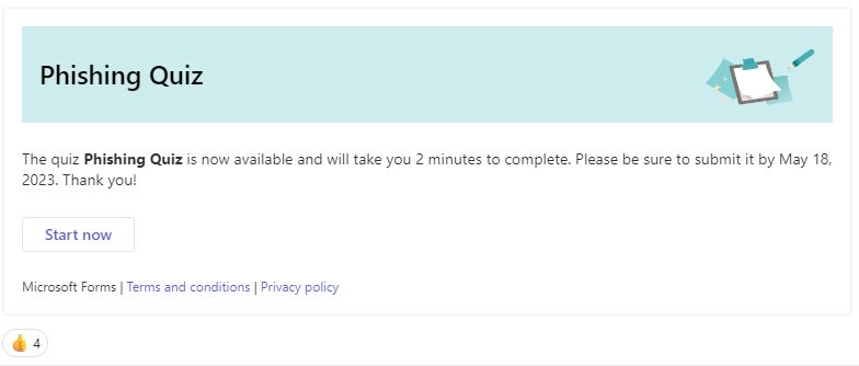 Email Phishing Quiz